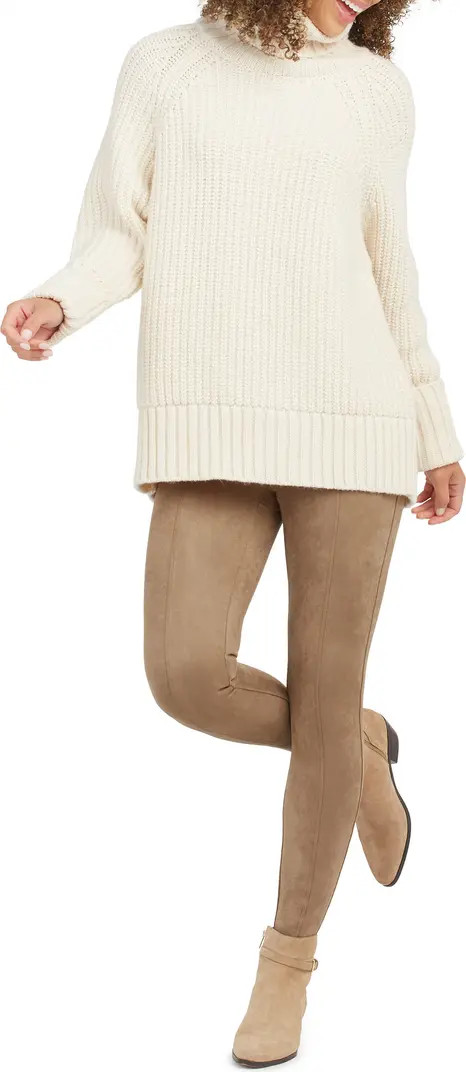SPANX® Faux Suede Leggings | Nordstrom | Nordstrom