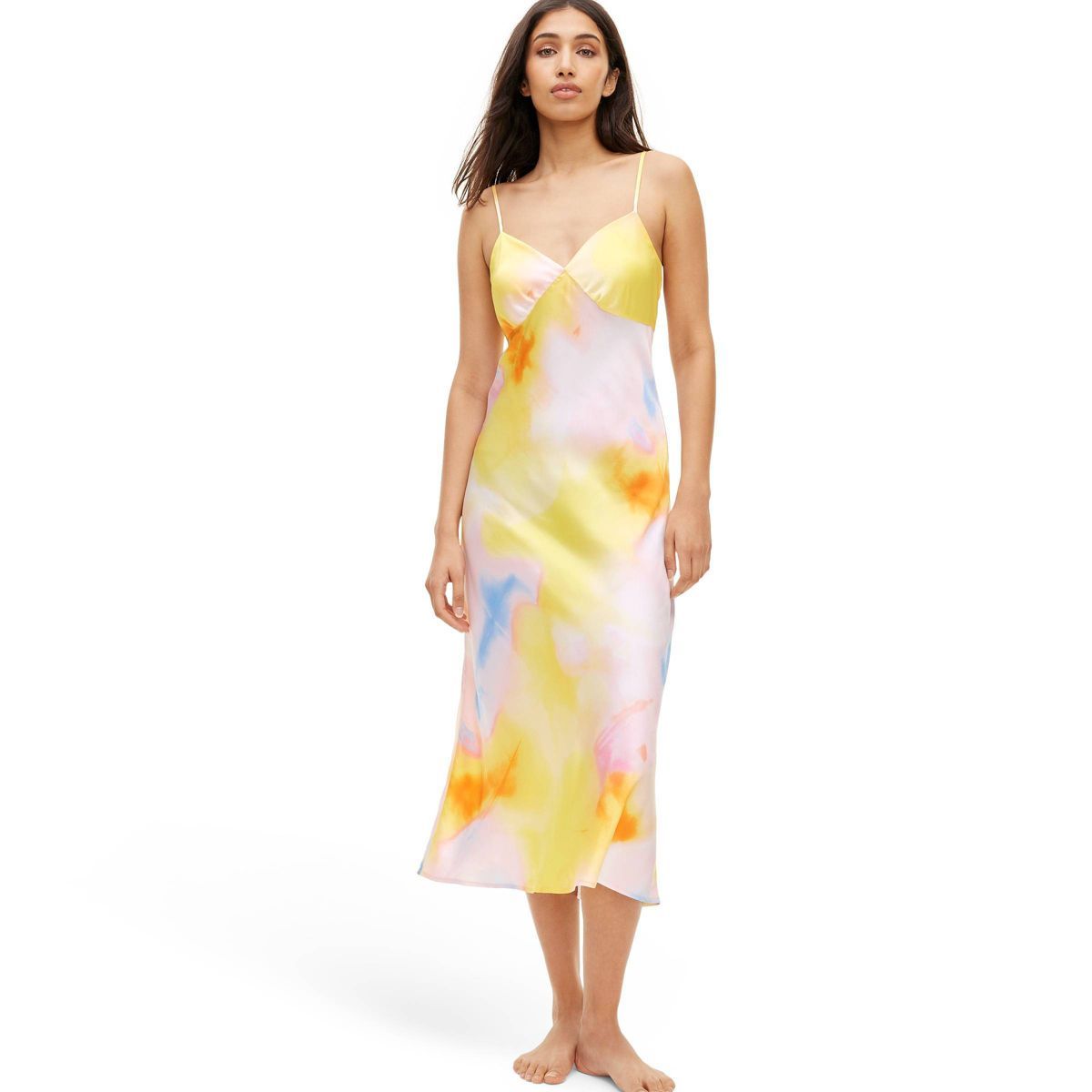 Women's Long Satin Sunset Slip Dress - DVF for Target XXS | Target
