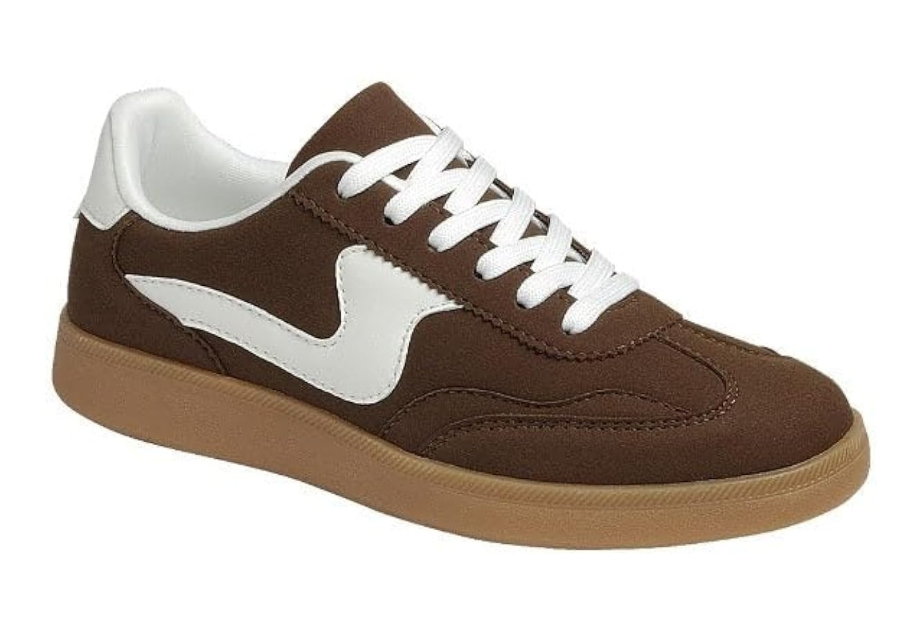 Forever Link Modern-12 Women's Low Top Lady Sneakers Lace-up Fashion Shoes | Amazon (US)