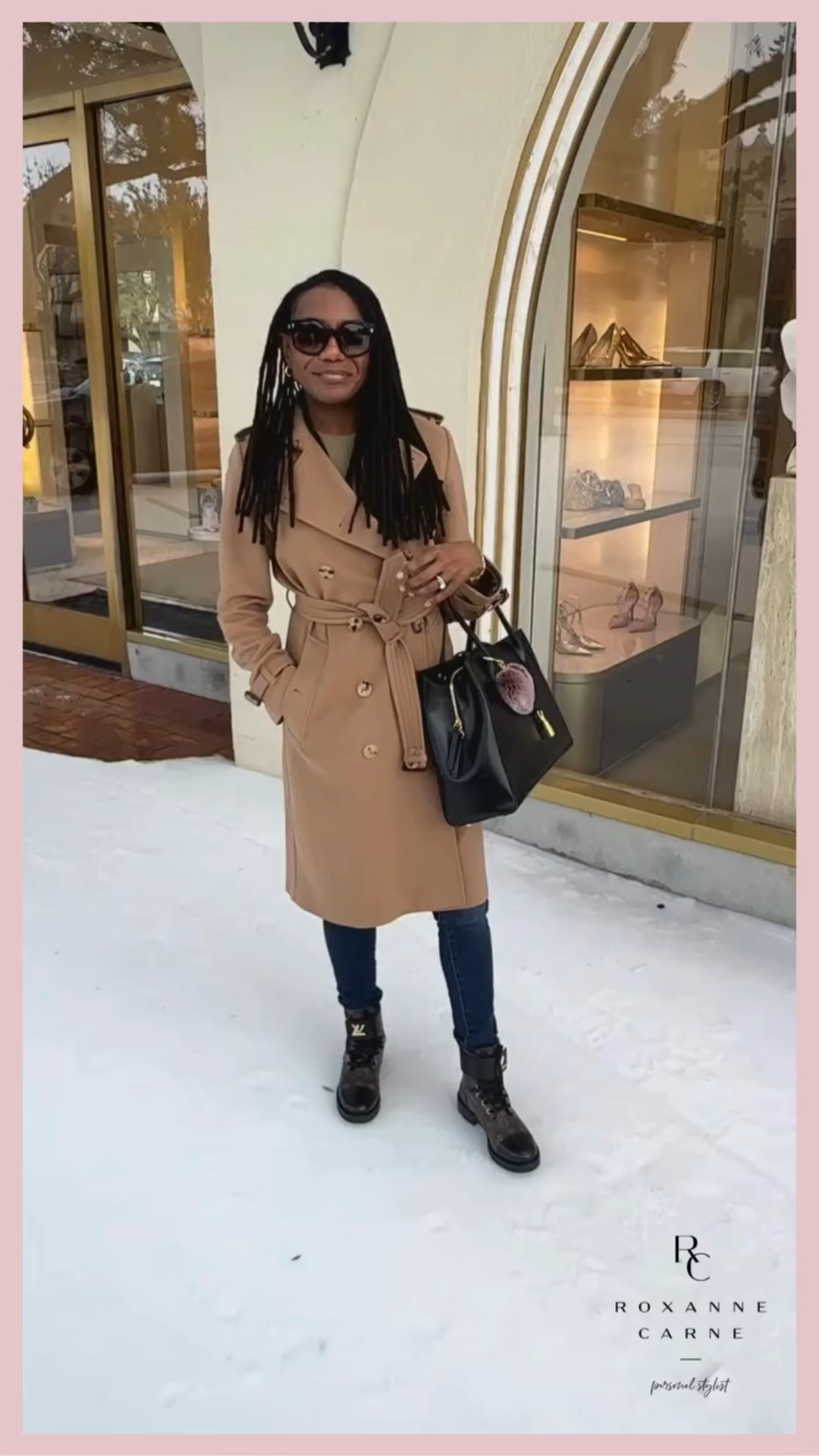 Icy roads but a warm welcome at Jimmy Choo. ❄️

Taking you inside my appointment with @iliv_forstyle at Highland Park Village. She helped me pull pieces that anchor my wardrobe. Specifically, the Cinch Medium bag (the shape is perfection) and the Scarlette Ballerina for effortless polish.

When you build a wardrobe intentionally, these are the investments that lower your cost-per-wear because you reach for them every single time.

Want to see the details? I have linked everything Olivia showed me in my ShopMy. Link in bio! 👠

#PersonalStylist #Vlog #JimmyChoo #Scarlette #Cinch #Dallas #HighlandParkVillage #LuxuryShopping #ShopMy