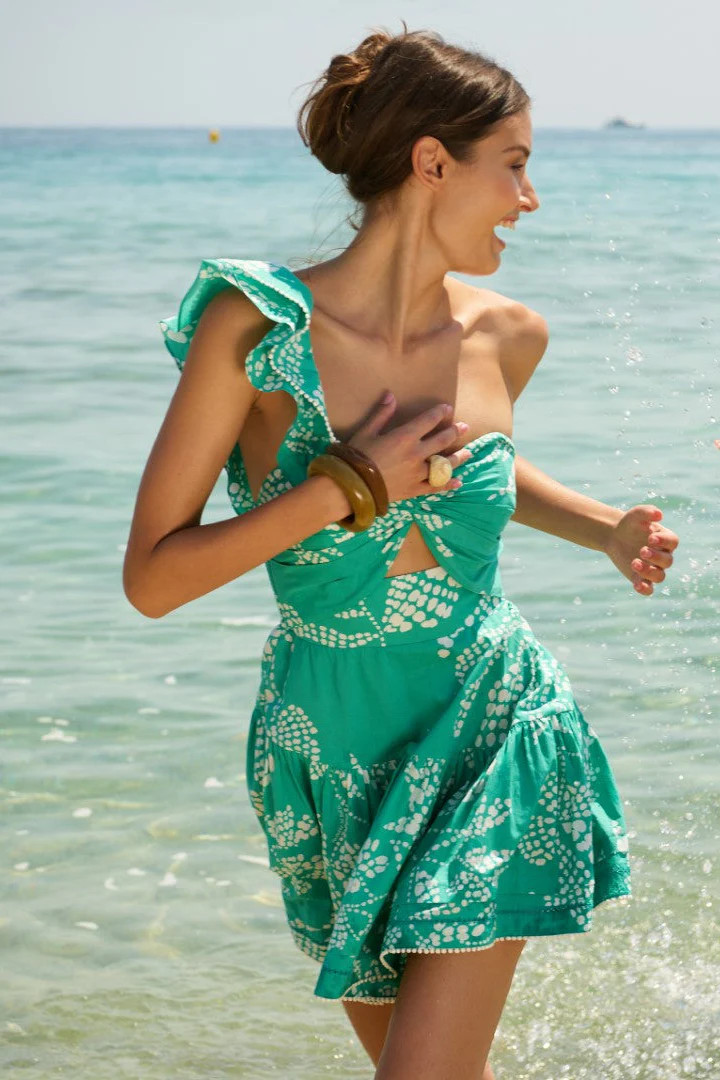 Mini Dress Niki - Mint Austral | Poupette St Barth