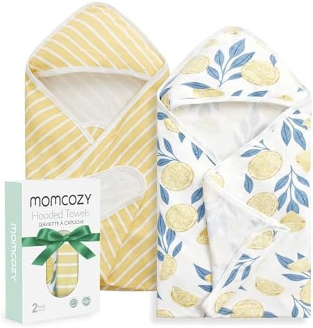 Momcozy Baby Towel with Hooded - Ultra Soft & Absorbent Large Bath Towel Set for Comfort & Gentle... | Amazon (US)
