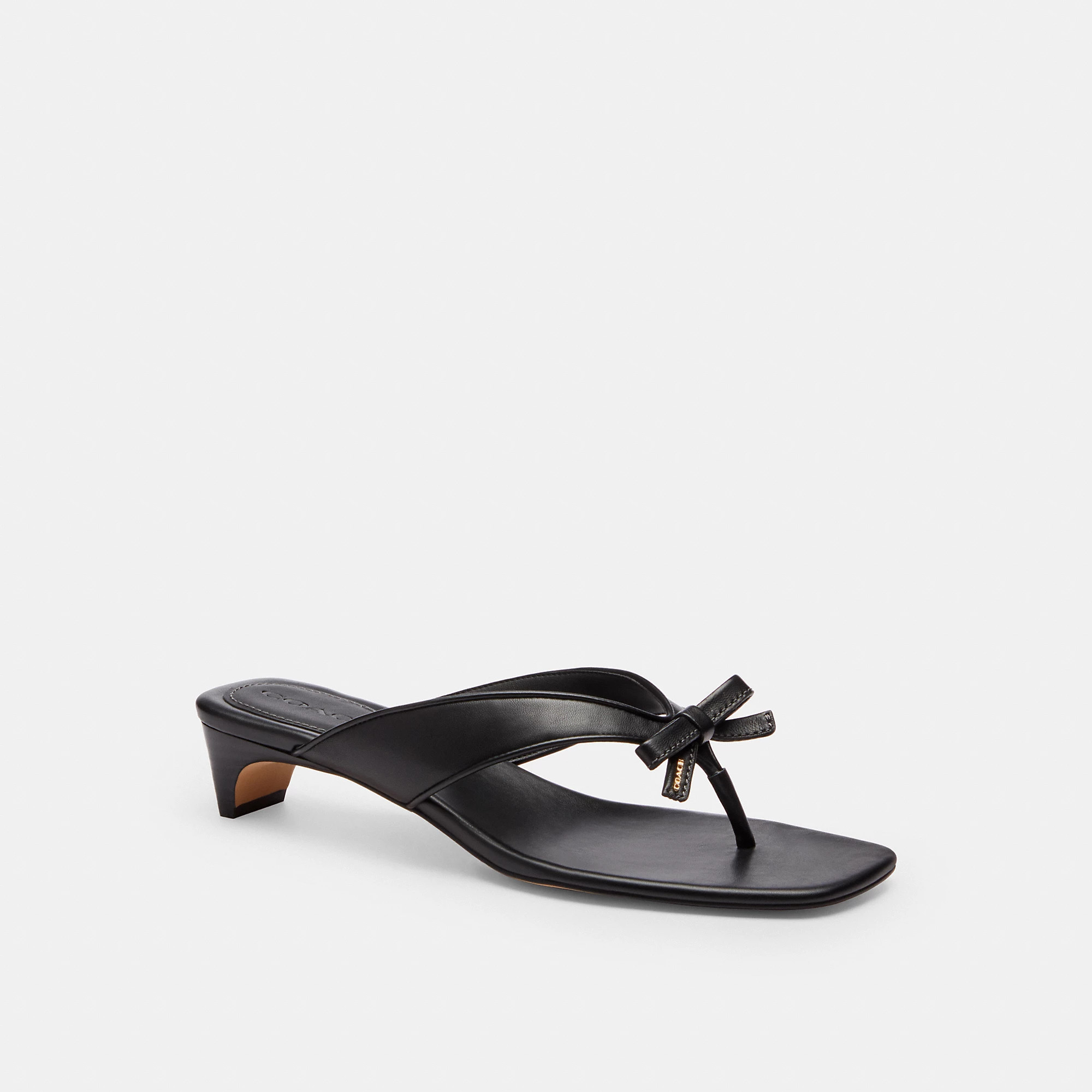 Bow Thong Kitten Heel | Coach Outlet US
