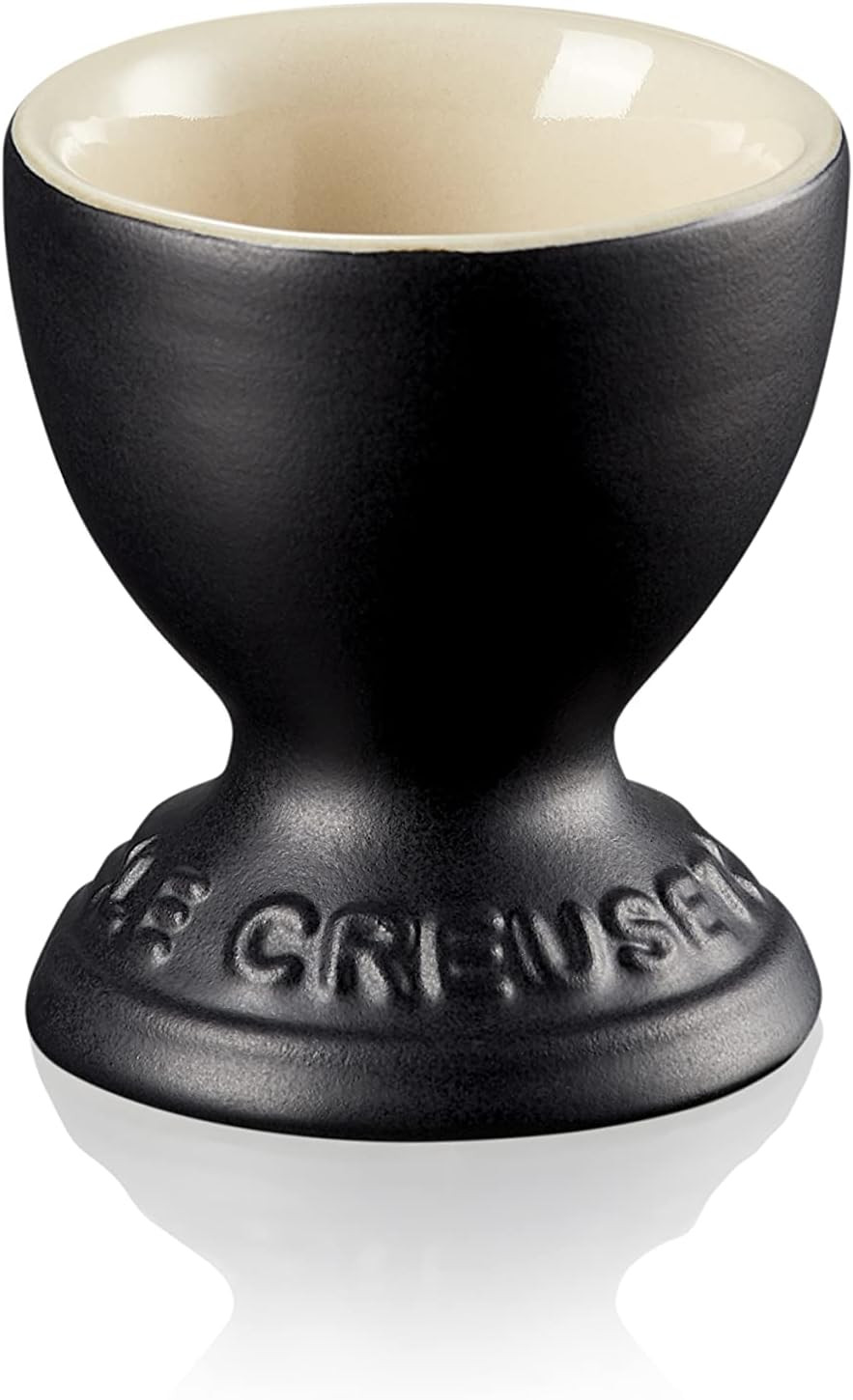 Le Creuset Stoneware Footed Egg Cup, 9 g, 5.3 x 5.3 x 5.9 cm, Matte Black,71702000000099 | Amazon (UK)