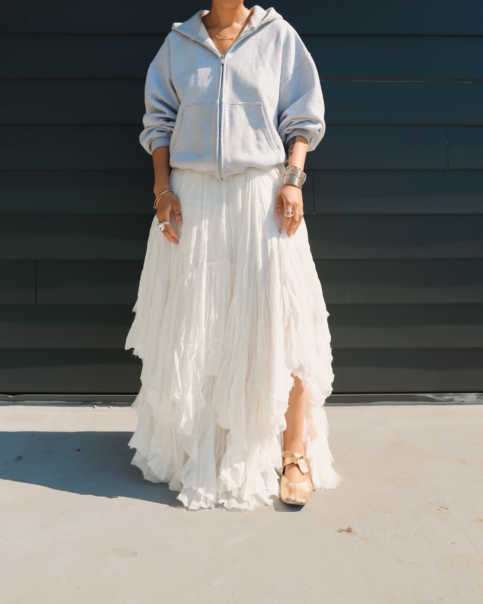 a little dressy, and a little casual for weather that's a little warm, and a little windy 🥹🤍 

#LTKSeasonal