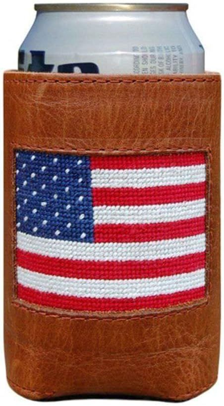 American Flag Needlepoint Can Holder by Smathers & Branson | Amazon (US)