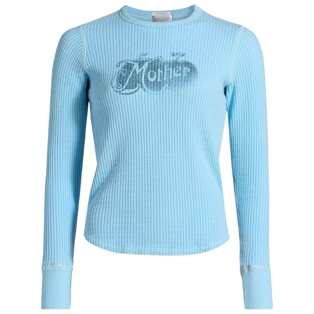 Mother Women's Itty Bitty Goodie Goodie Thermal Pullover, Faded Mother | Shop Simon