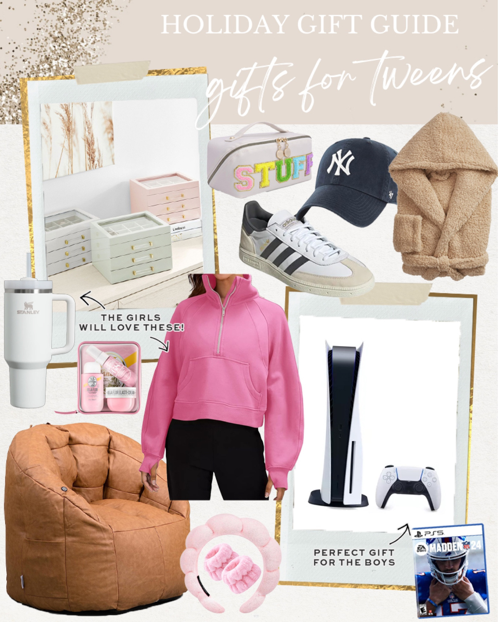 Holiday gift guide: gifts for tweens

#holidaygiftguide

Gifts for tweens. Holiday gifts for tweens. Gift ideas for kids. Gifts for teen girls. Gifts for teen boys  

#LTKHoliday #LTKfindsunder100 #LTKGiftGuide