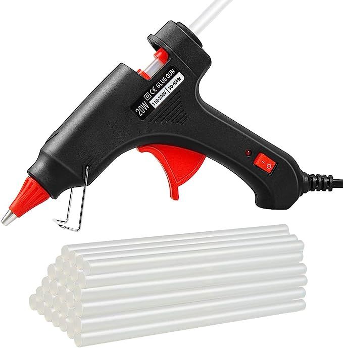 Glue Guns, Mini Hot Glue Gun with 20PCS Glue Sticks, Heating Fast, Perfect for DIY Arts, Home Rep... | Amazon (US)