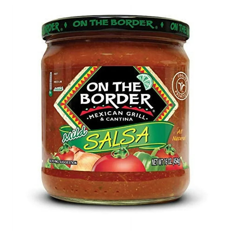 On The Border Mild Salsa, Gluten-Free, 16 oz Jar | Walmart (US)