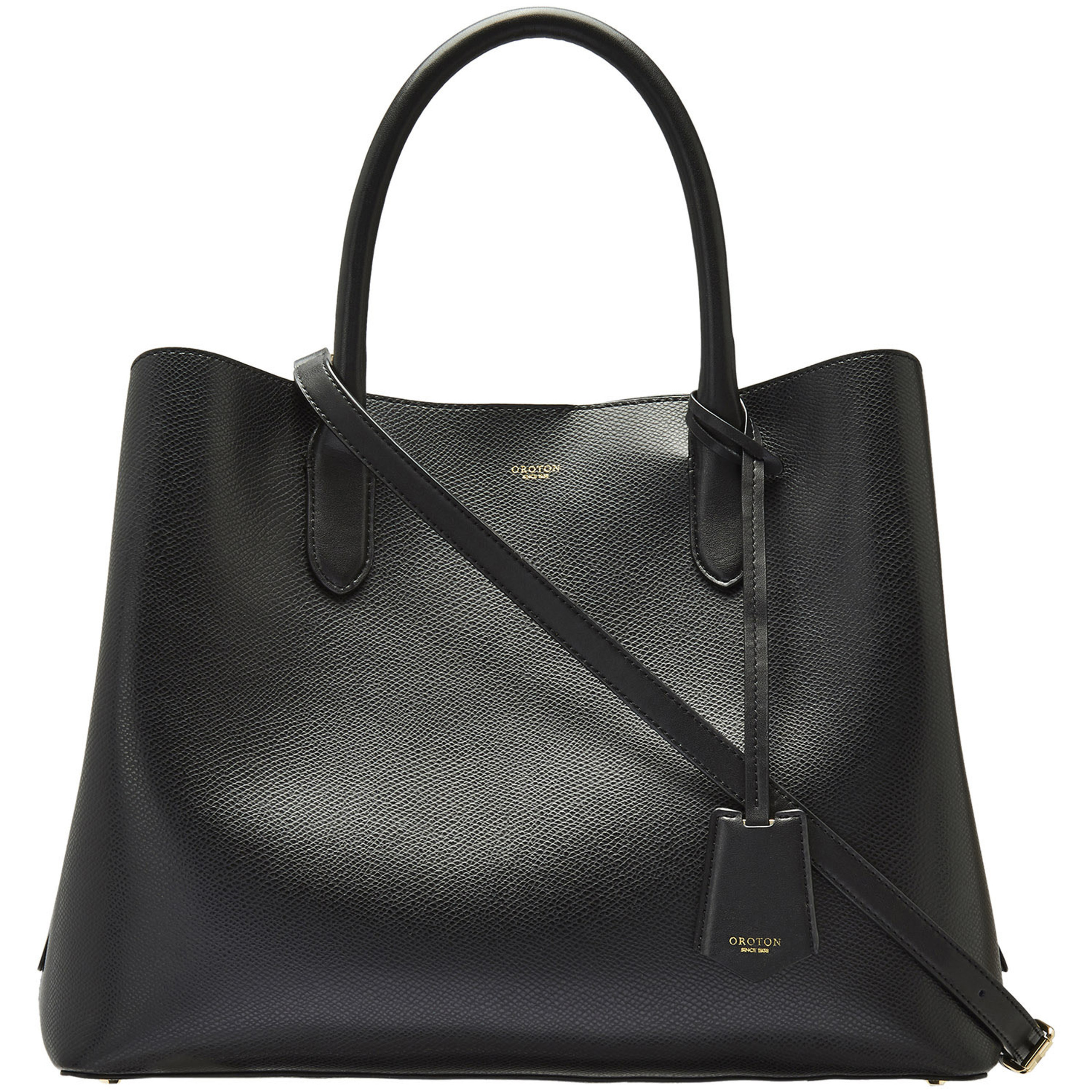 Muse Three Pocket Day Bag - Black | Oroton | Oroton