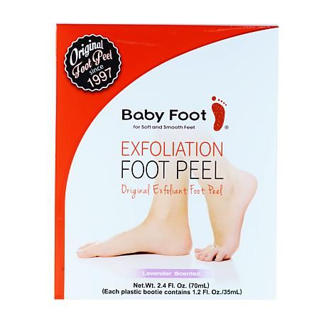 Baby Foot Exfoliation Foot Peel | HSN