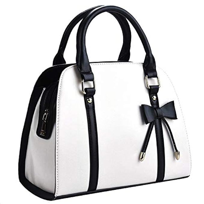 COOFIT Lady Purses and Handbags Little Bow Leisure Top-Handle Bags Shoulder Bag Purse | Amazon (US)