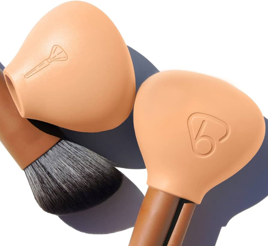 Small Brush Bubble Silicone Makeup Brush Covers for Travel, A Storage & Organizer Case for Brushe... | Amazon (US)