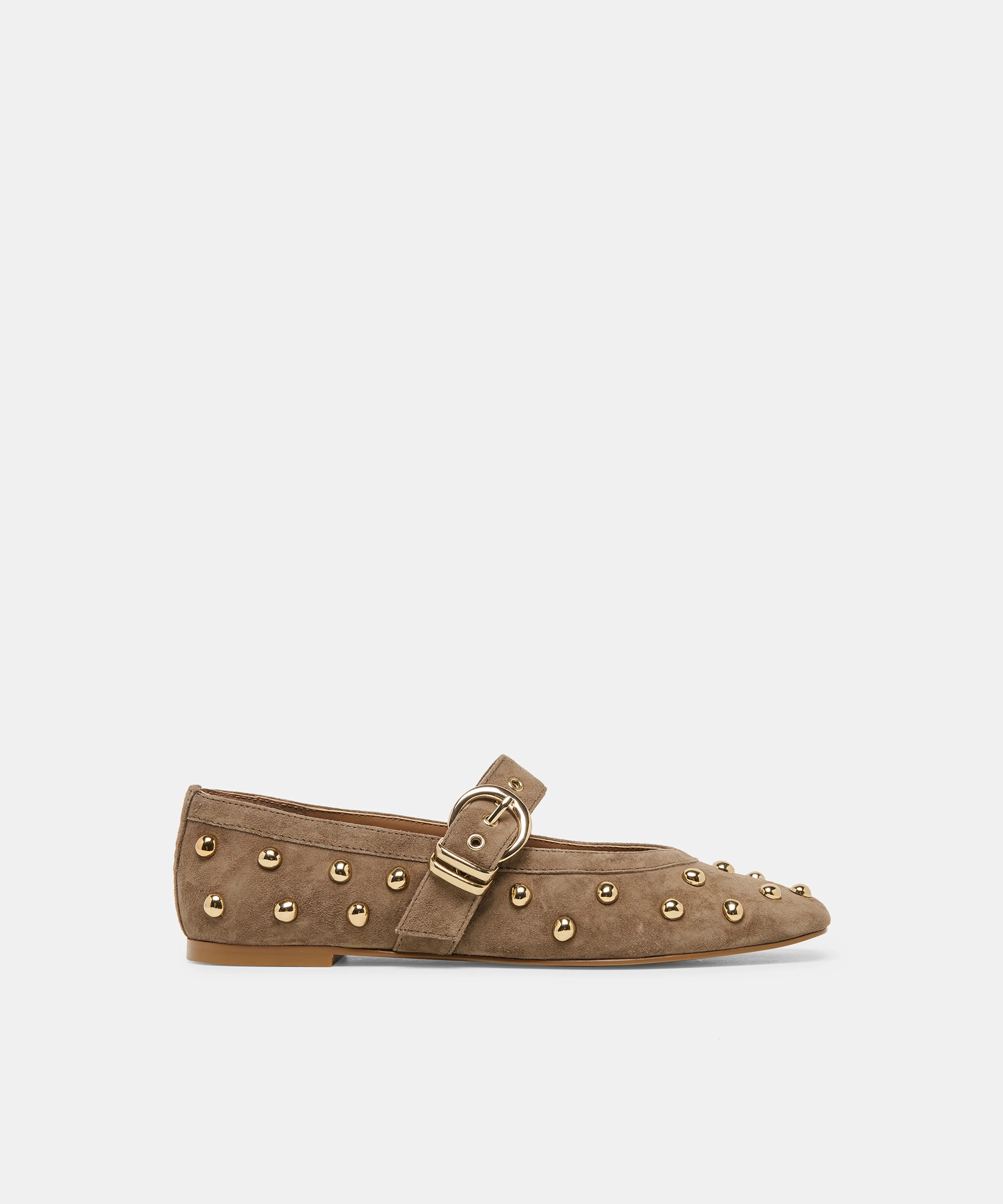 Mikel Stud Ballet Flats in Brown Size 12 By Dolce Vita | DolceVita.com