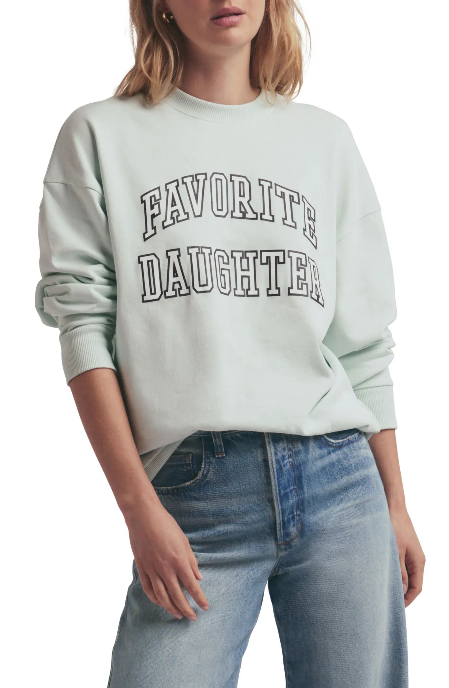 Collegiate Cotton Graphic Sweatshirt | Nordstrom
