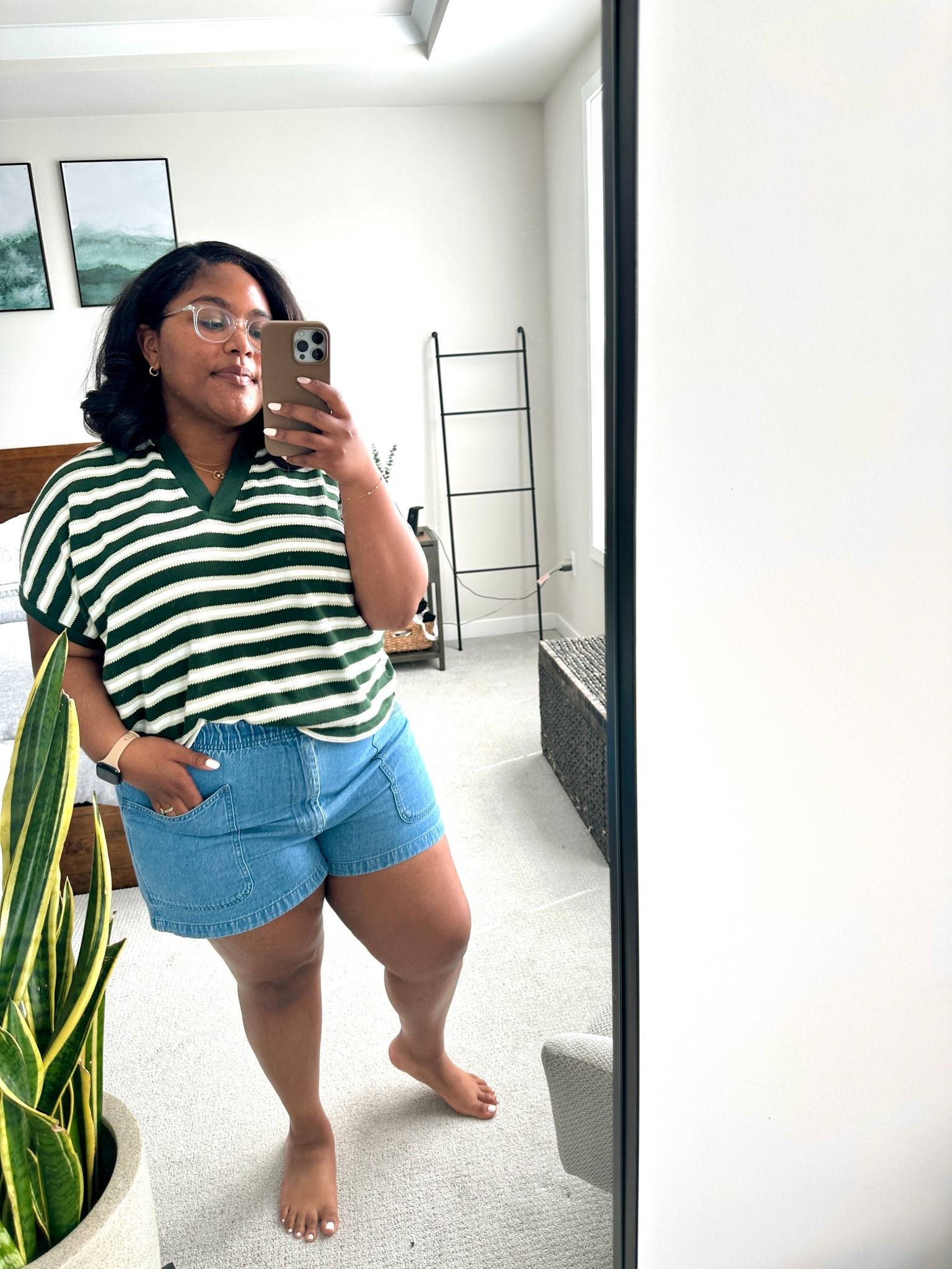 Going to be wearing this all summer! Shorts are old from Madewell but I linked a super similar pair that I tried on and almost bought!!

#LTKStyleTip #LTKSummerEdit #LTKSeasonal