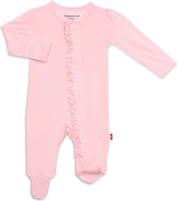 Magnetic Me Pink Dogwood Footie | Nordstrom | Nordstrom