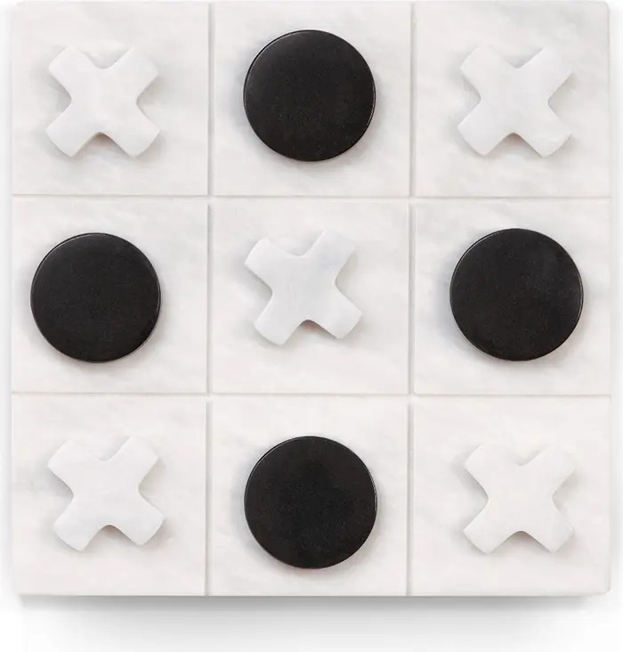 Marble Tic Tac Toe Set | Nordstrom