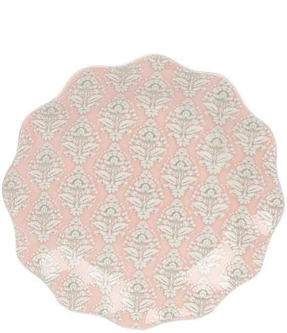 x Nellie Howard Ossi Collection Pink Ruffle Accent Plate | Dillard's