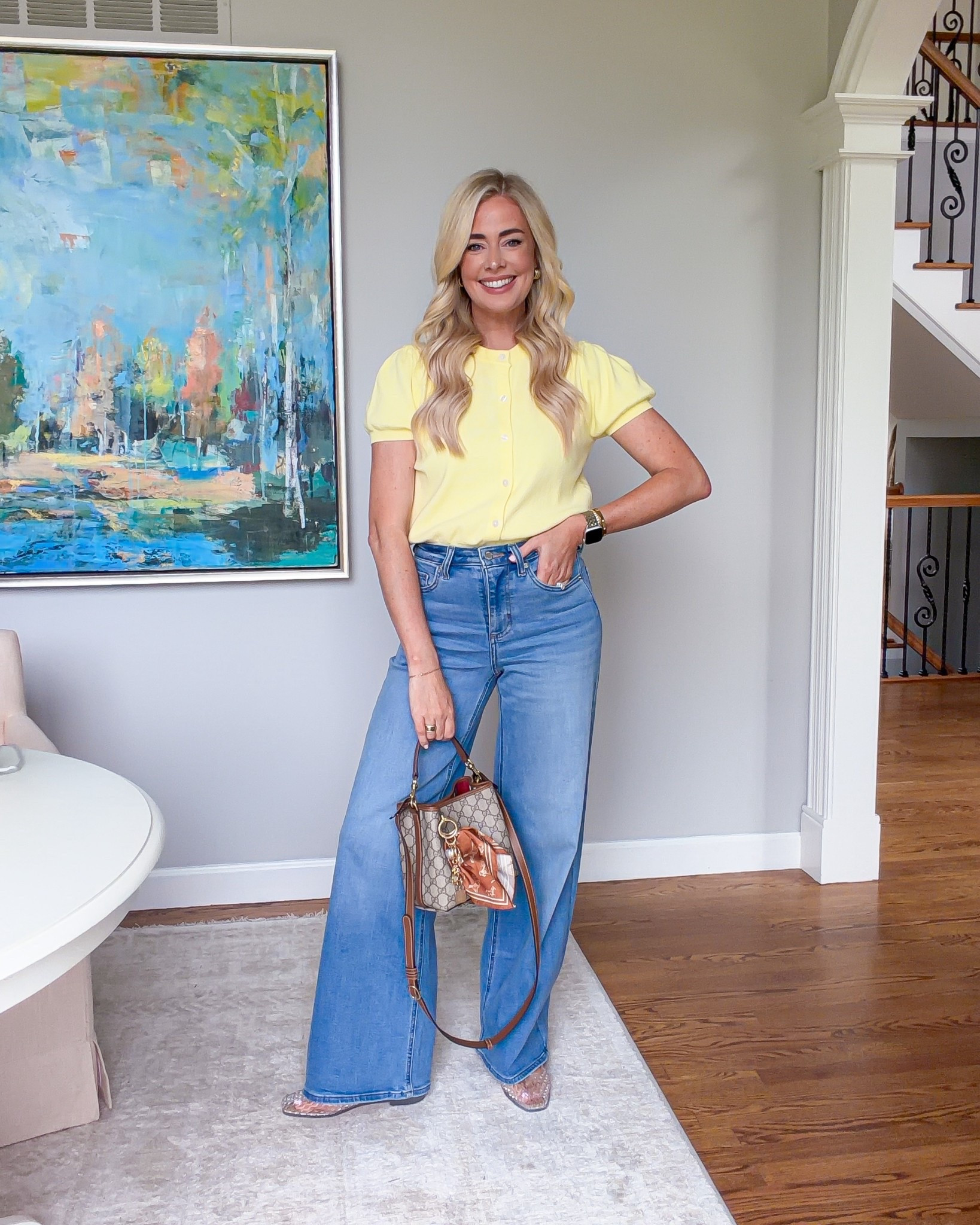 Wearing a small in the cardigan & 6 in the jeans - both fit true to size - I’m 5’6 for reference

Casual outfit, everyday look, everyday outfits, elevated casual outfits, spring outfits 2026, jeans, Target jeans, Amazon sweater 

#LTKSeasonal #LTKootd #LTKOver40