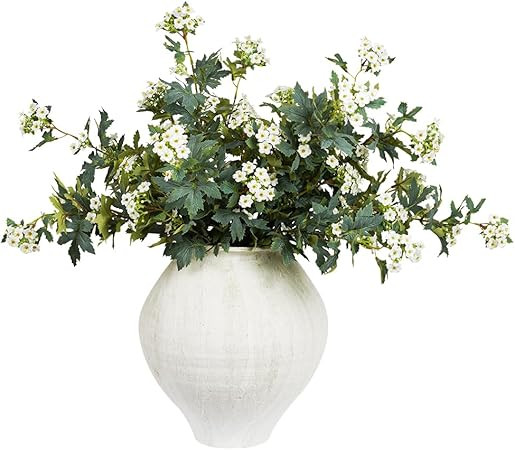 Artificial Plants,3Pcs 31inch Green Faux Stems for Vase,Fake Flowers Faux Branches Artificial Pla... | Amazon (US)