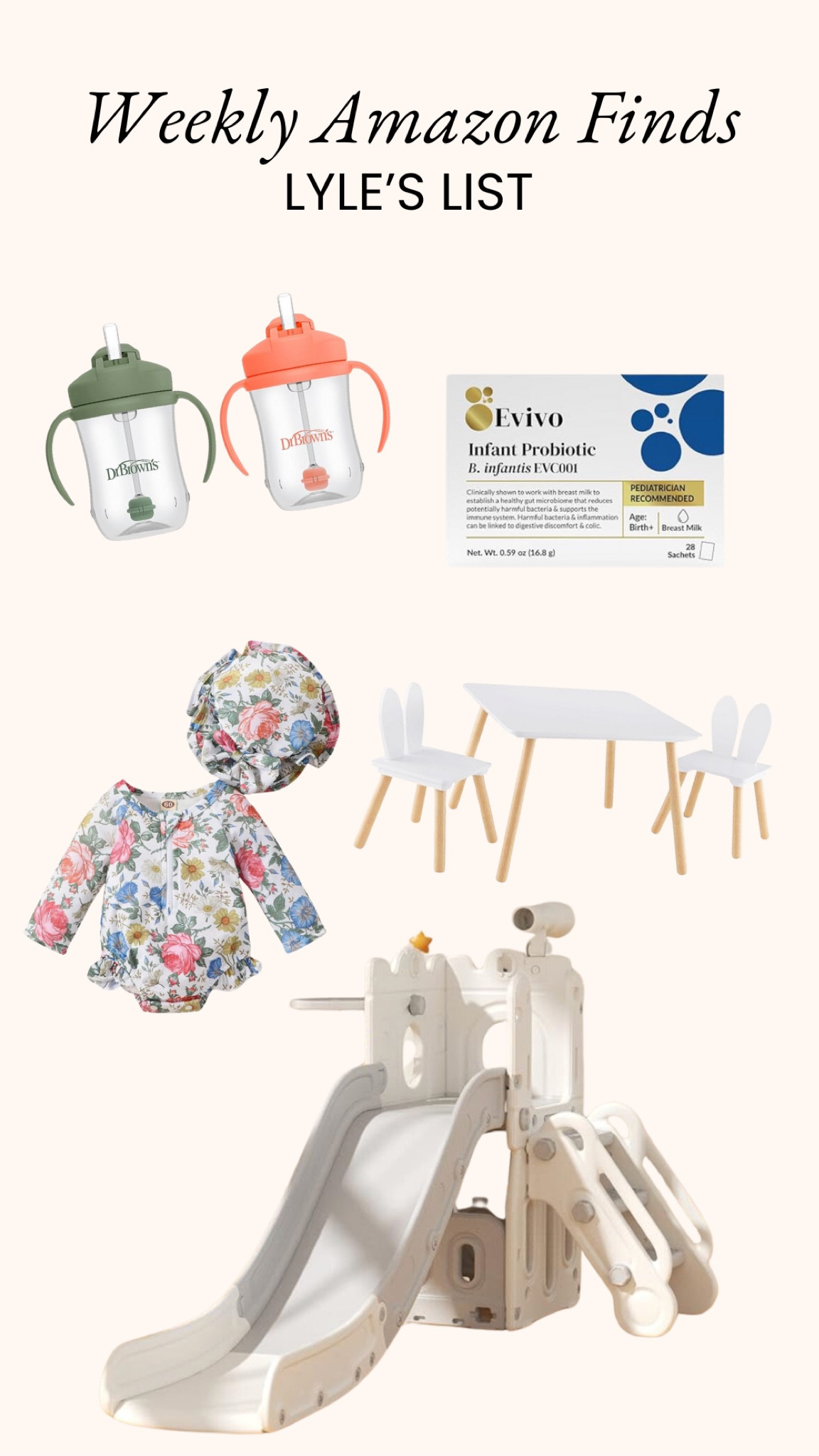 Lyle’s weekly Amazon finds ❤️


#babyfinds #babyitems #probiotics #oneyearold

#LTKBaby #LTKSwim #LTKFamily