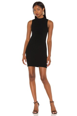 Line & Dot Audrey Mini Dress in Black from Revolve.com | Revolve Clothing (Global)