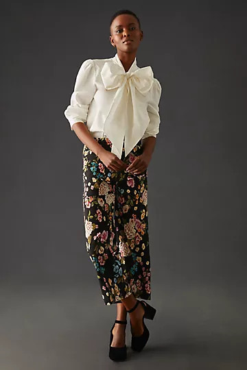 The Colette Cropped Wide-Leg Pants | Anthropologie (US)