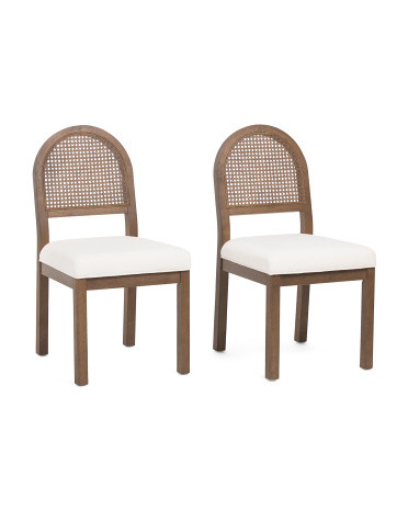 Set Of 2 18.5x36 Wood Frame Counter Stools | TJ Maxx