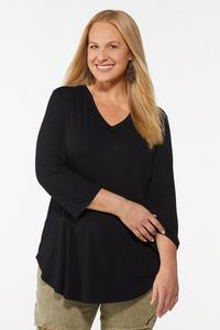 Plus Size V-Neck Tunic Top | Cato Fashions