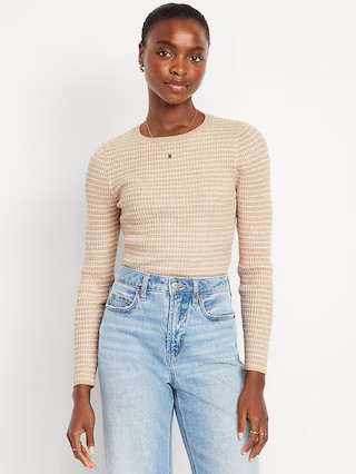 SoSoft Lite Ribbed Crew-Neck Sweater | Old Navy (US)