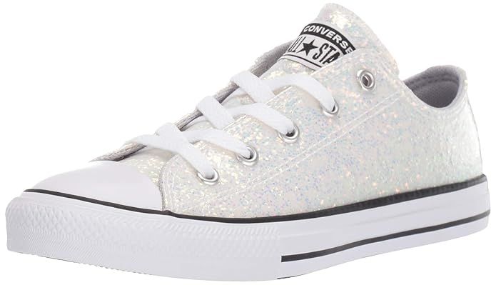 Converse Kids' Chuck Taylor All Star Glitter Low Top Sneaker | Amazon (US)
