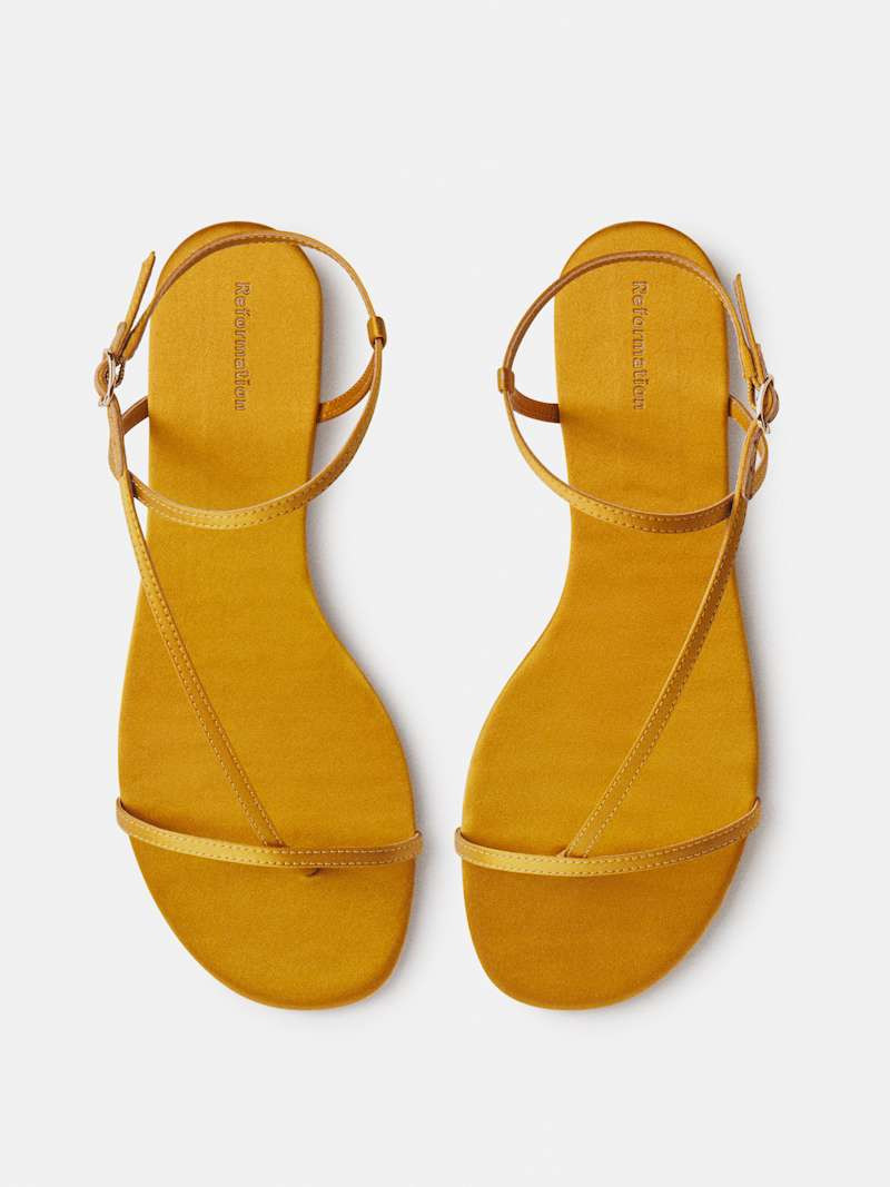 Pina Flat Sandal | Reformation (Global)
