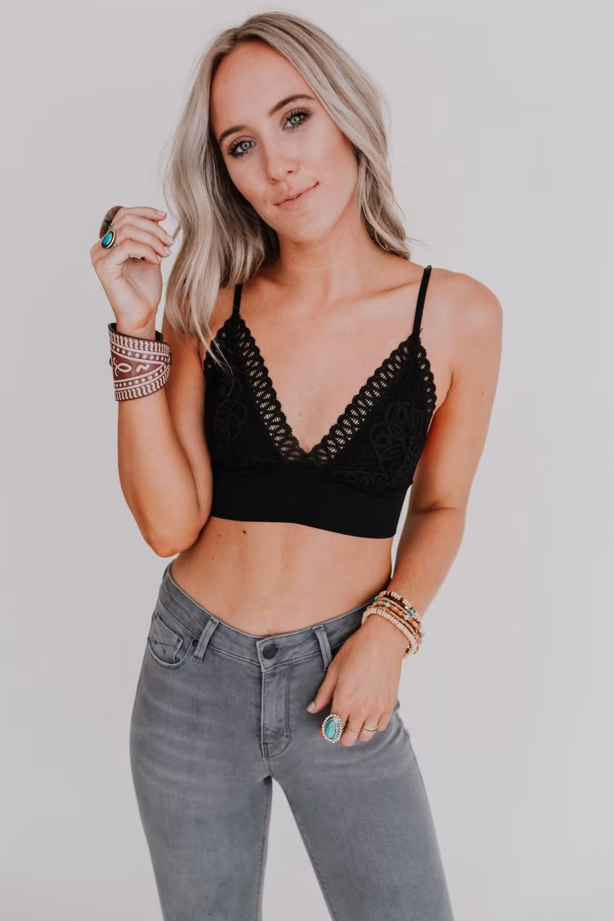Audra Waistband Loop Lace Bralette — Three Bird Nest | Three Bird Nest