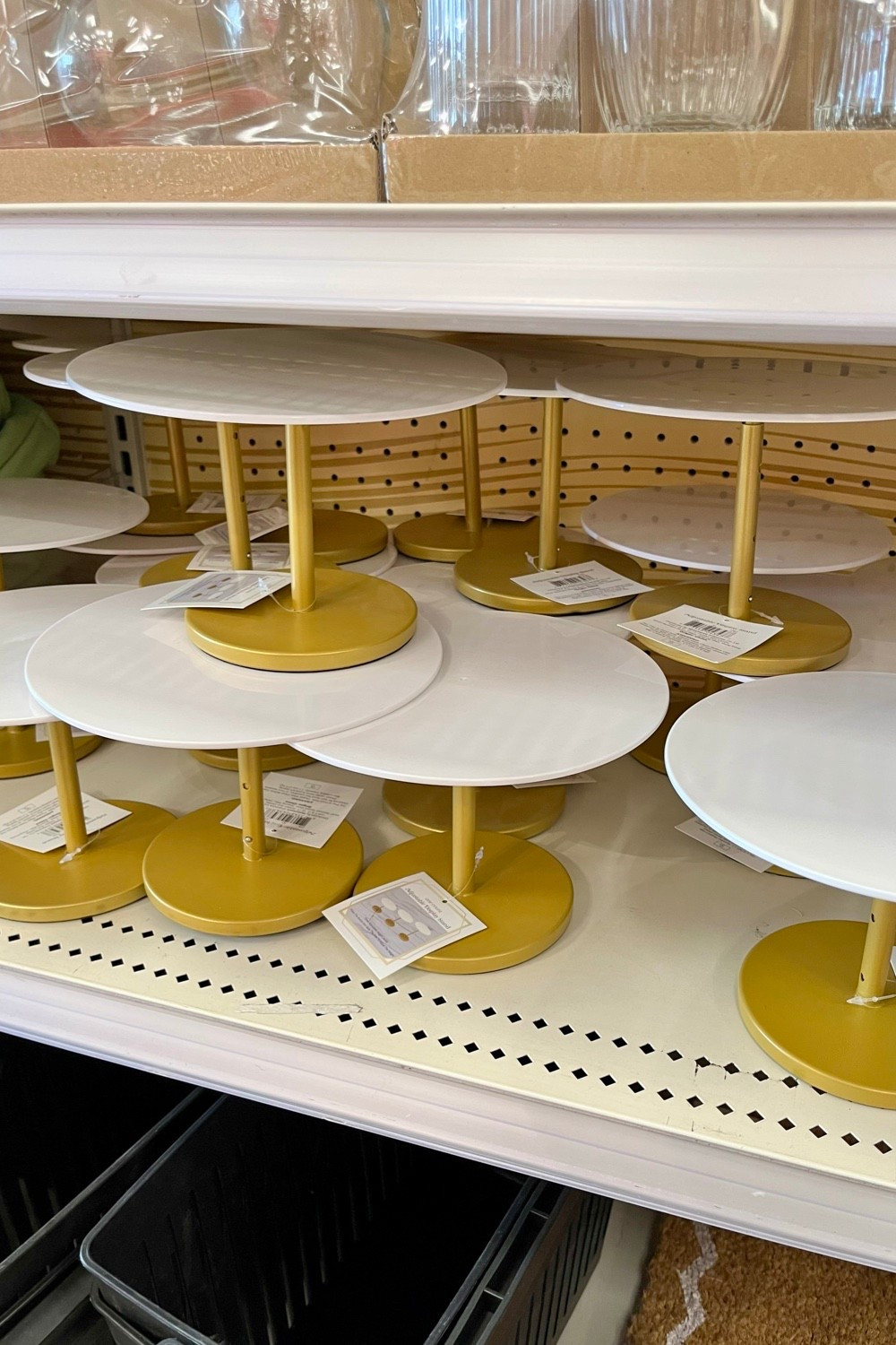 Small adjustable cake stand at the Bullseye’s Playground at Target. $5.

The size and sturdiness is probably best to display small snacks, cupcakes, or light treats. Not sure I would risk anything heavier like a cake but cute and inexpensive for a bridal shower, tea party, or small wedding reception. 

#LTKSeasonal #LTKHome #LTKWedding