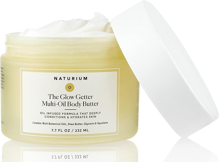 Naturium The Glow Getter Whipped Multi-Oil Body Butter, Firming Cream & Body Moisturizer with She... | Amazon (US)
