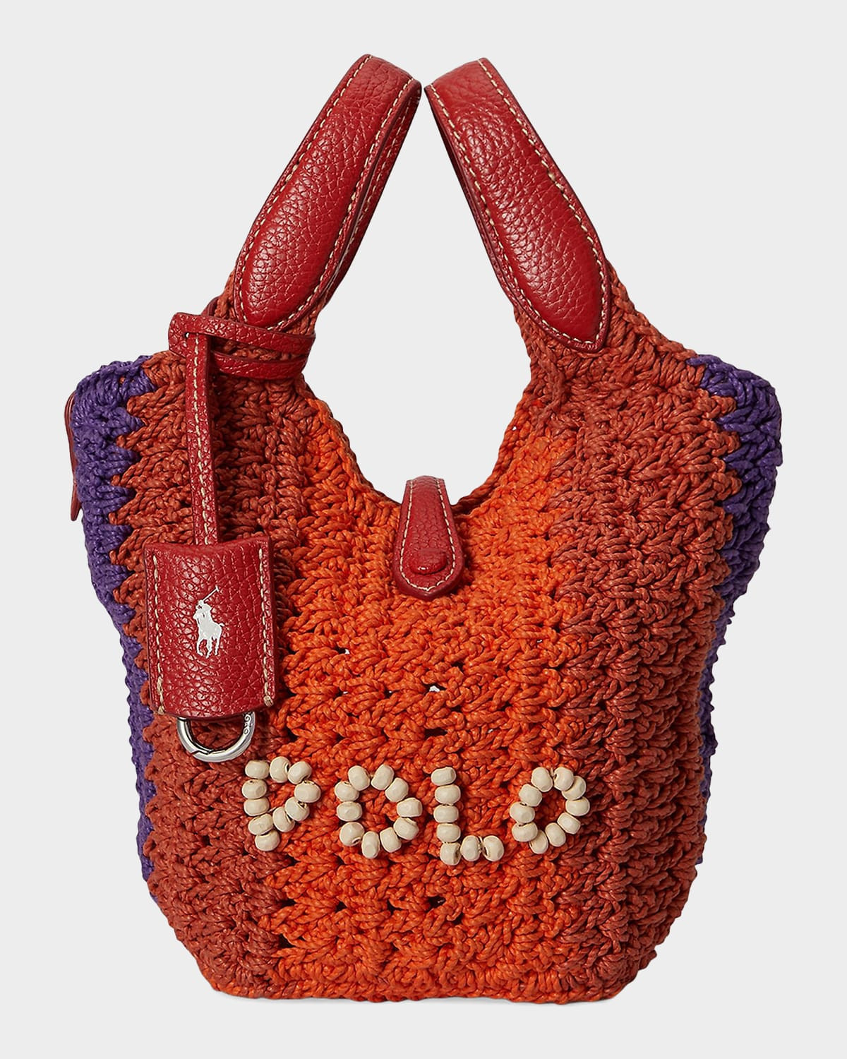 Polo Play Small Crochet Tote Bag | Neiman Marcus