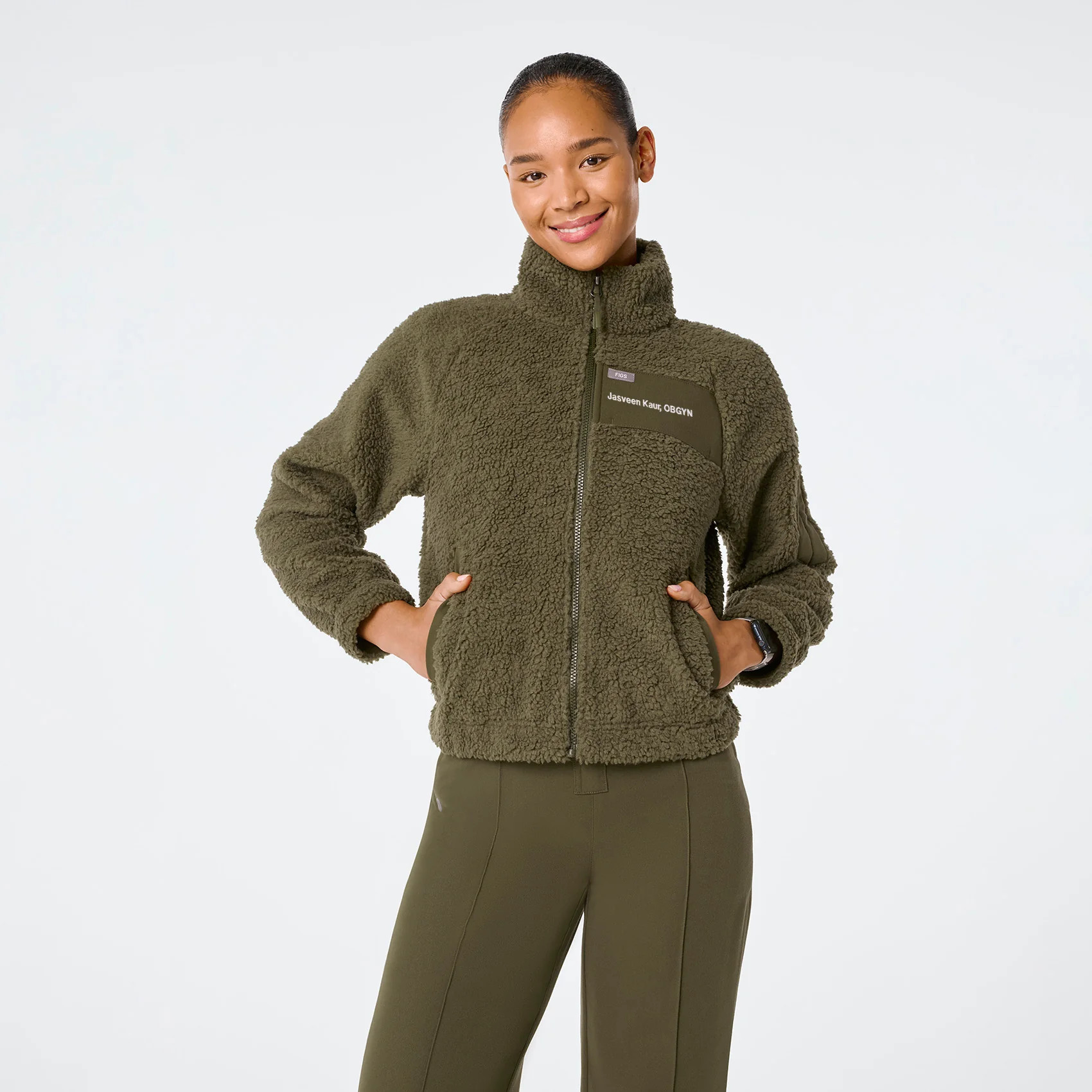 On-Shift High Pile Fleece Bomber Jacket™ | FIGS