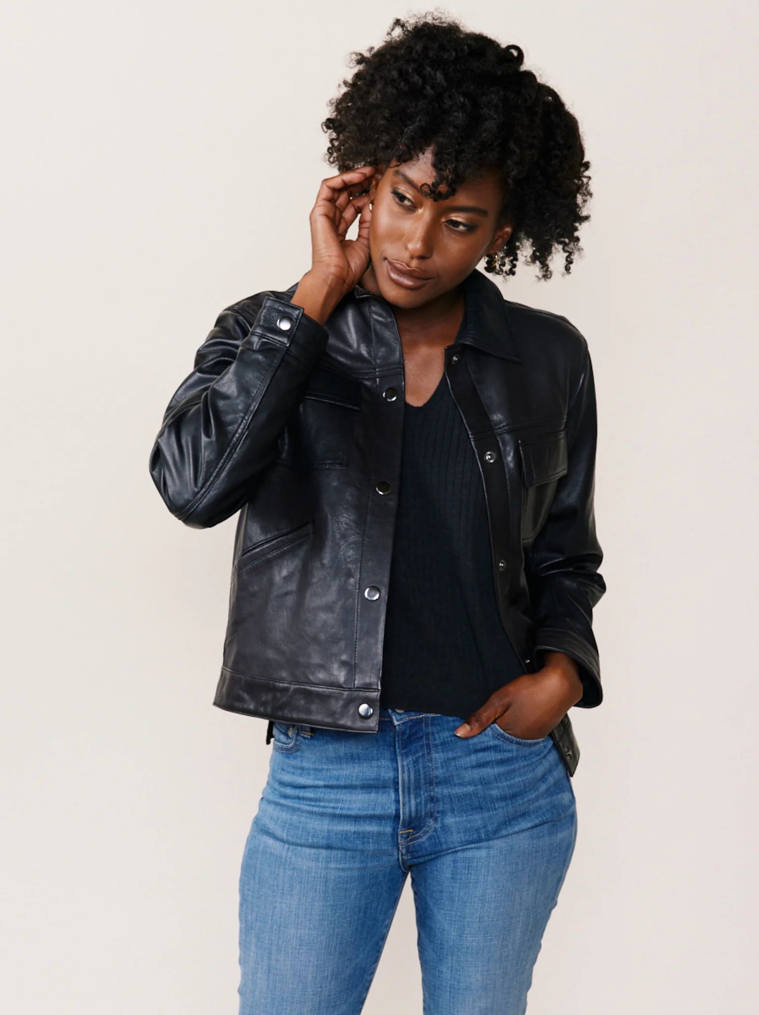 Annie Leather Jacket | ABLE Clothing