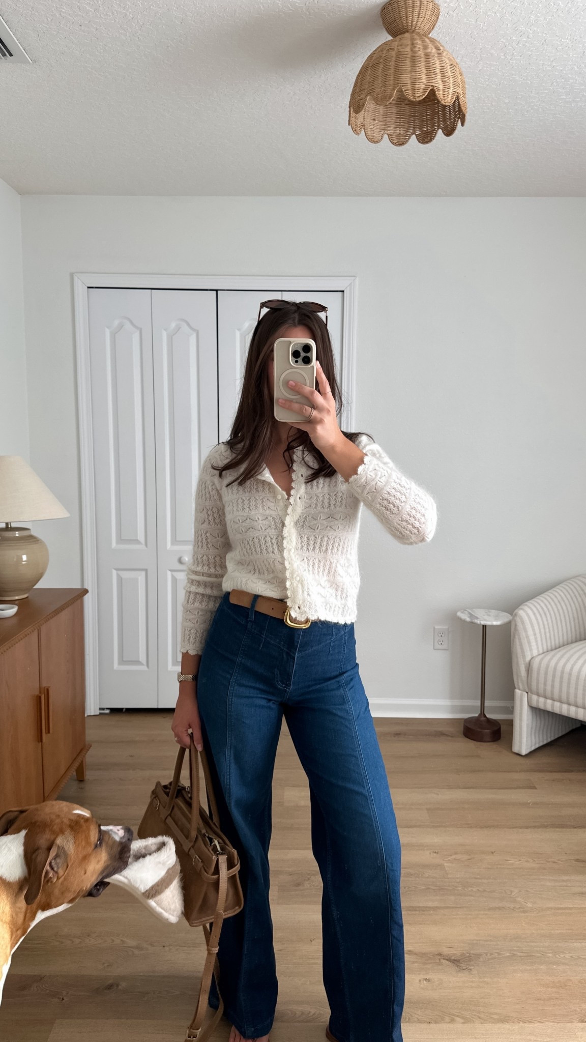 outfit for coffee! ☕️  wearing small sweater and 26 jeans 

#LTKSeasonal #LTKStyleTip #LTKFallSale