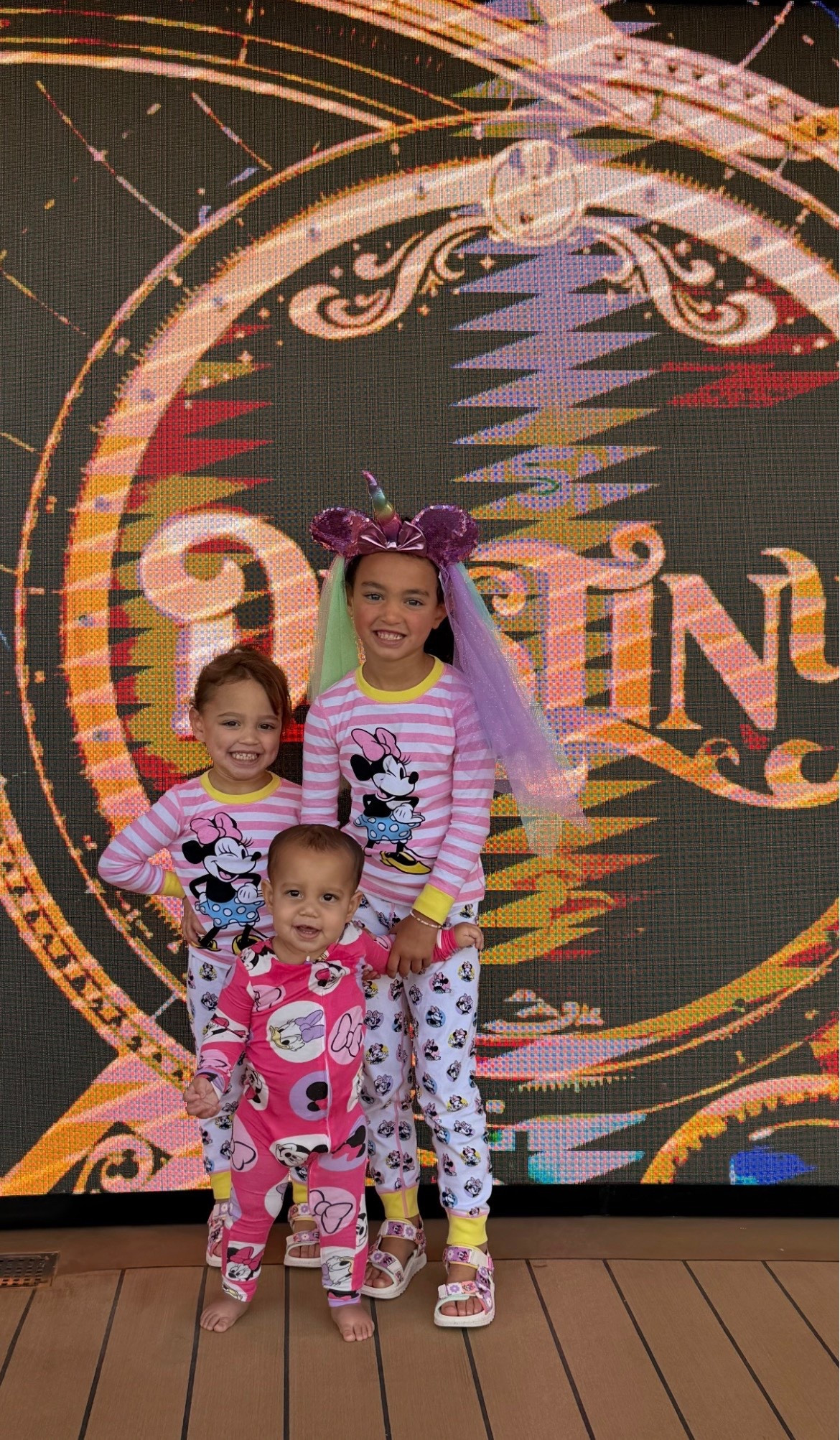 Disney cruise morning pajamas ❤️🛳️ Linking the onsie in a different color! 

#LTKTravel #LTKBaby #LTKKids