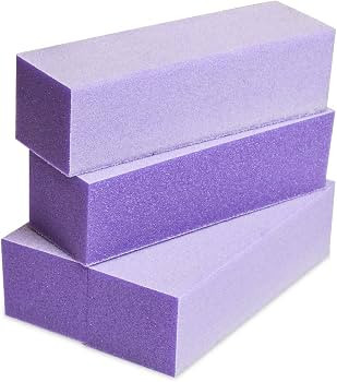 Karlash 10 PCS Nail Buffer Sanding Block Polisher Buffing File 100/180 (Purple White) | Amazon (US)