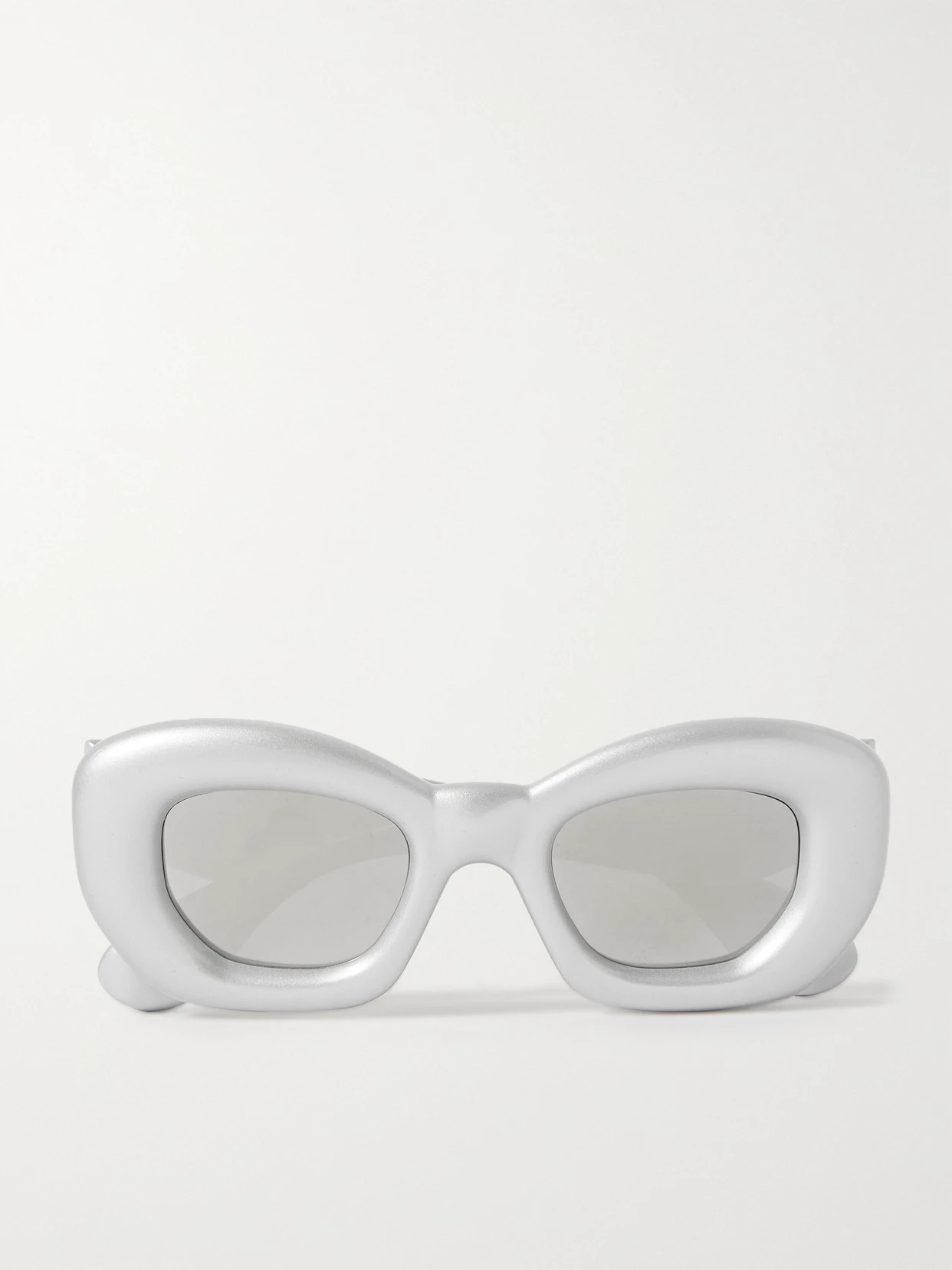 Loewe - Inflated Oversized D-frame Acetate Sunglasses - Silver | NET-A-PORTER (US)