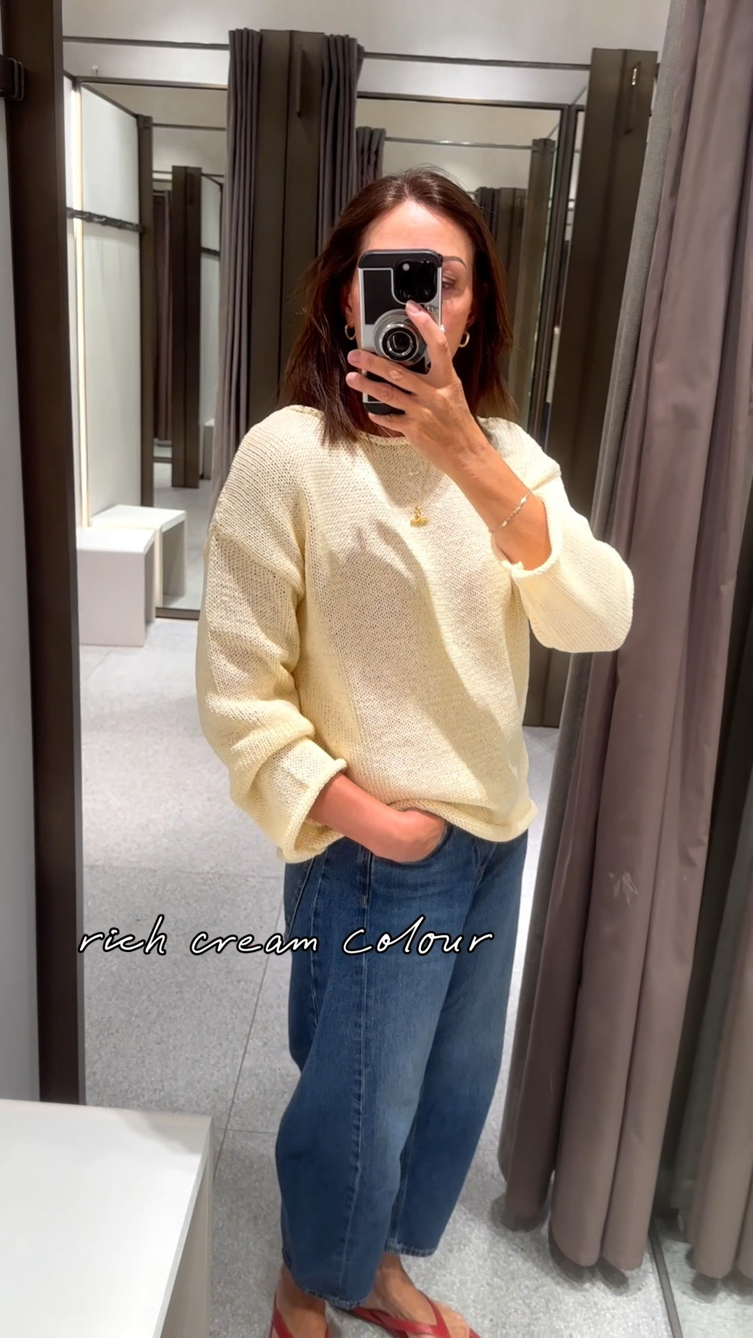 I found this gorgeous knit today - and it had to come home with me. 

I love an open knit. There’s something so relaxed about it. This Is a rich creamy shade - ideal for late summer. It has dropped shoulders and rolled hems - everything I love ❤️ 

I’ll be wearing it with white jeans and linens for now -  and then layering under jackets in autumn.
Im in a M

The jeans are excellent too. I’m in a 10 short xx

#LTKsummer #LTKuk #LTKover50style