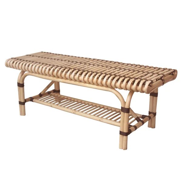 Rogalski Wicker Bench | Wayfair Professional