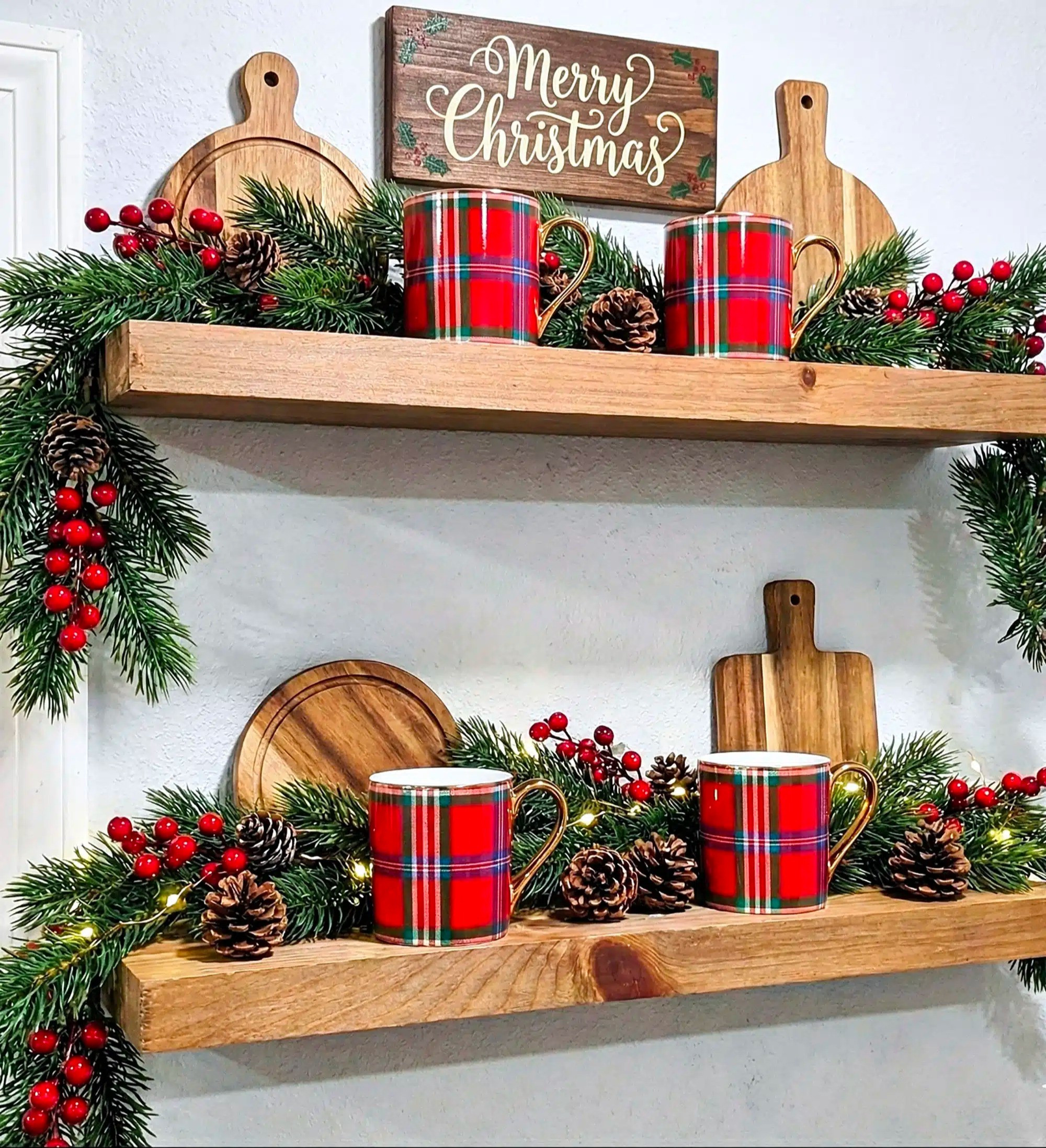 Simple Tartan Plaid Christmas Kitchen Décor Ideas 

#LTKHoliday #LTKSeasonal