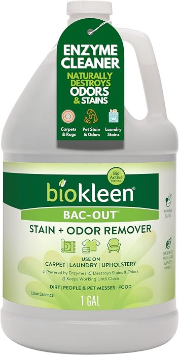 Biokleen Bac Out Enzyme Cleaner, Stain & Pet Odor Eliminator, Lime Scent | Amazon (US)