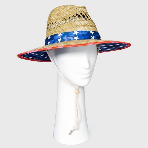 Adult Americana Straw Lifegaurd Hat - Natural | Target