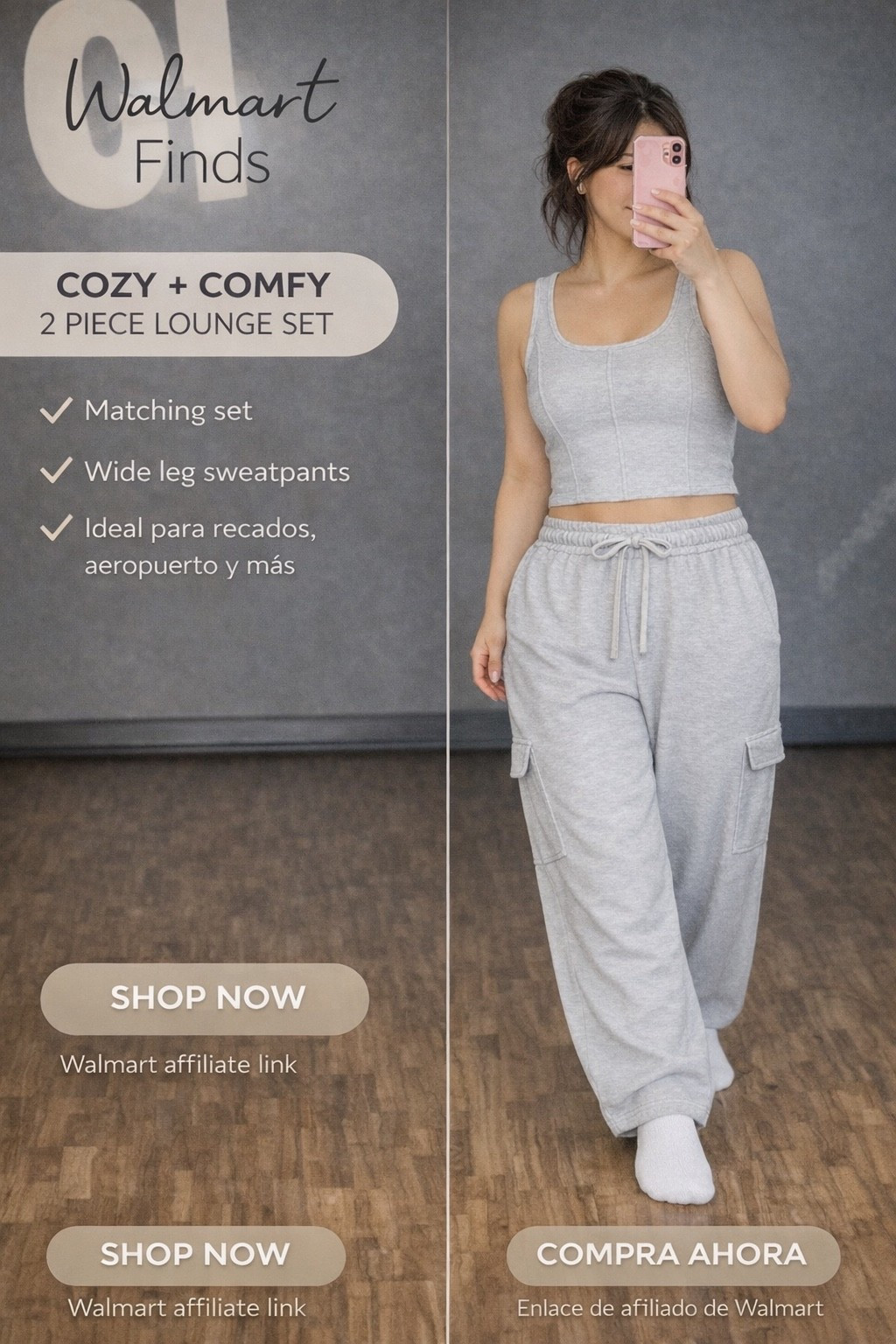 🚨 ¡Walmart Find que TIENES que ver! 🚨
Este set de 2 piezas es de esos que te hacen ver arreglada SIN esfuerzo 😍

✨ Top + pantalón wide leg
✨ Súper cómodo, suave y favorecedor
✨ Perfecto para: mandados, aeropuerto, cafecito, o estar comfy en casa
✨ Se ve carísimo pero cuesta MUCHO menos 🙌

📌 Corre porque se está yendo rápido (y Walmart cambia precios TODO el tiempo)

🛒 Cómpralo aquí antes de que se agote:

#LTKMidsize #LTKootd #LTKmomlife